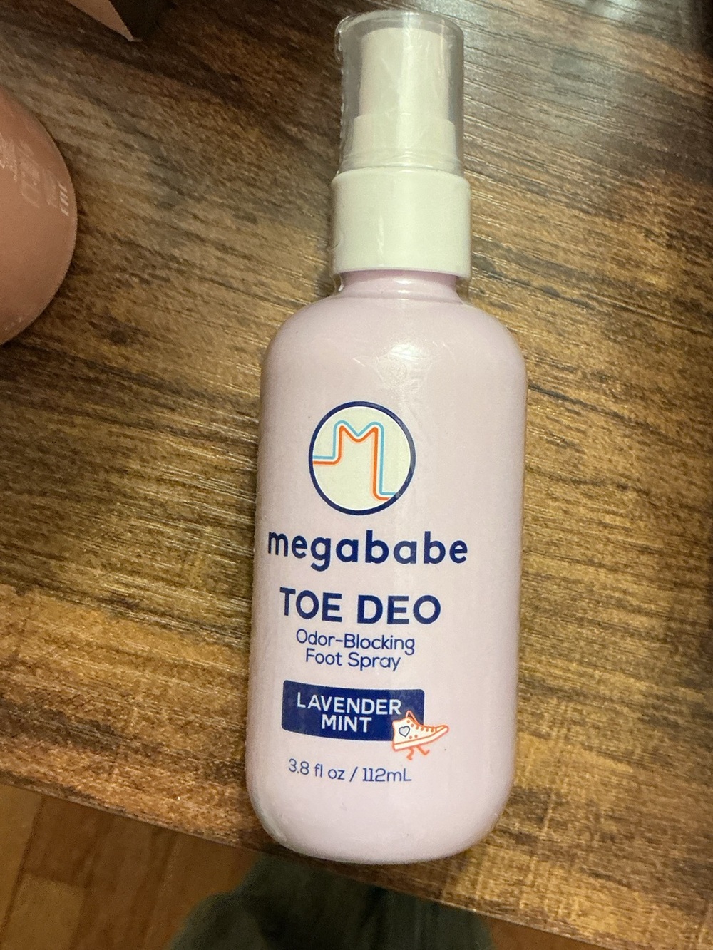 megababe Lavender Mint Toe Deo Spray - Light Pink
